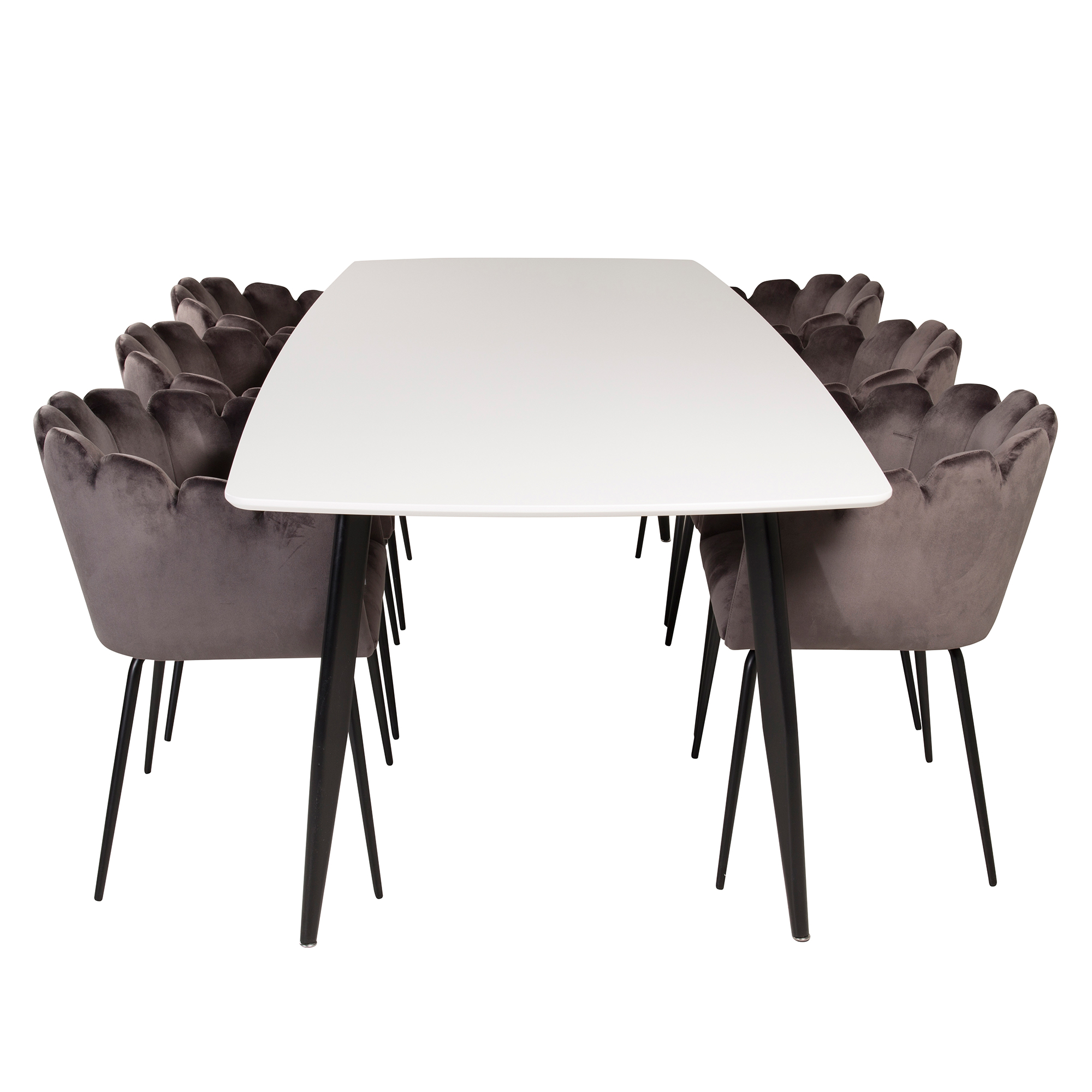 Matgrupp furniture/fashion Poker med 6 Limhamn Stolar