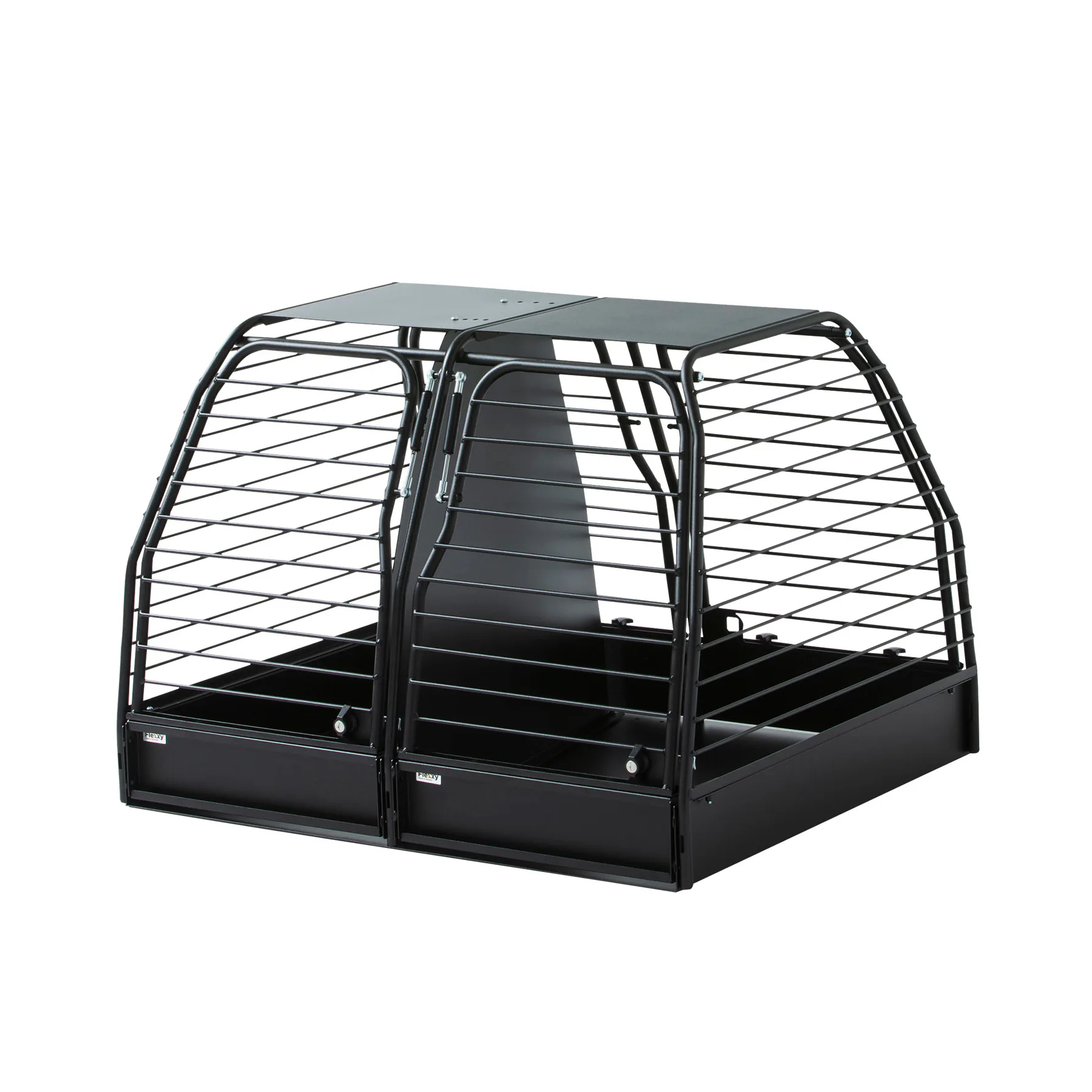 Hundbur Flexxy Dubbel Medium