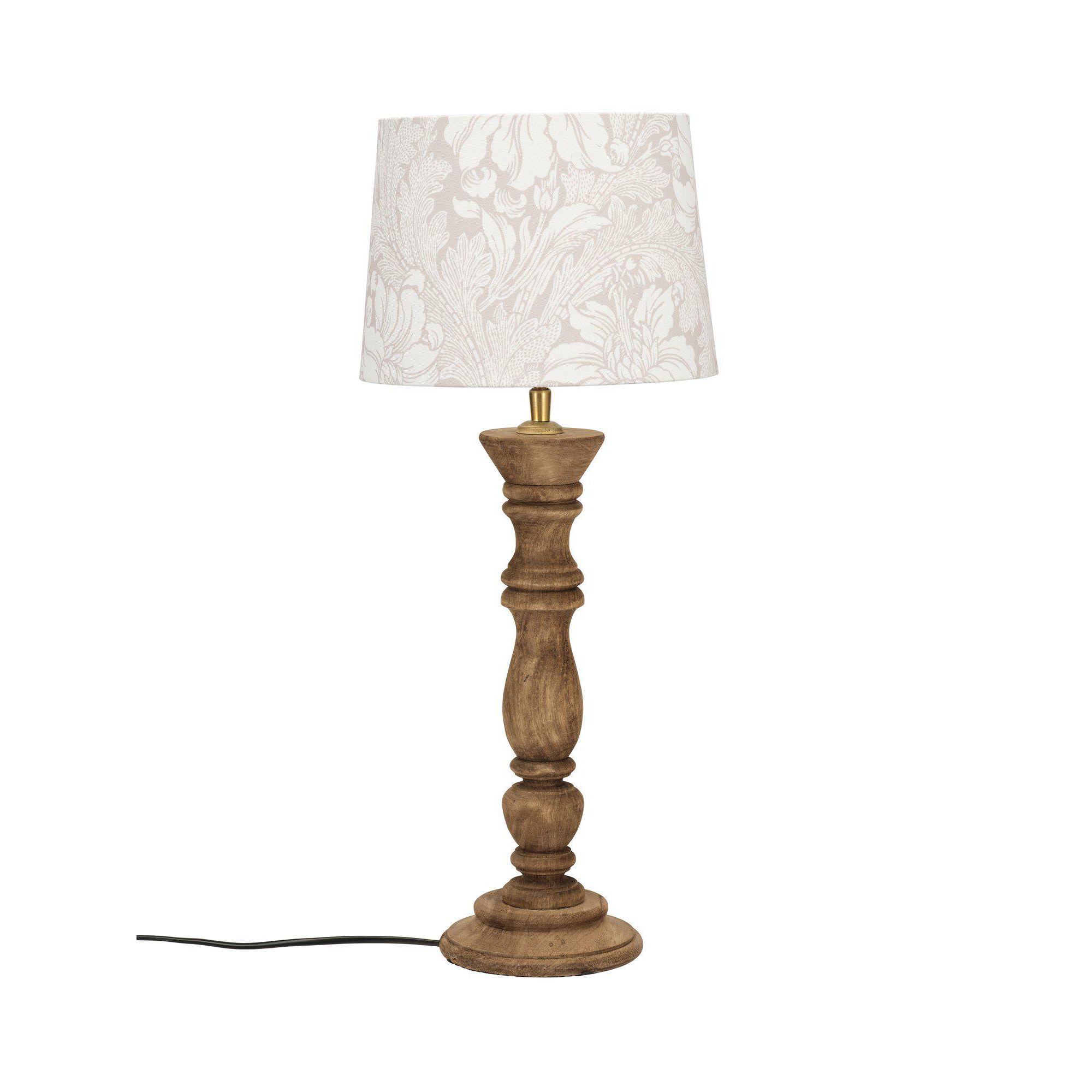 Bordsslampa PR Home Lodge Lampfot i Trä med Lampskärm