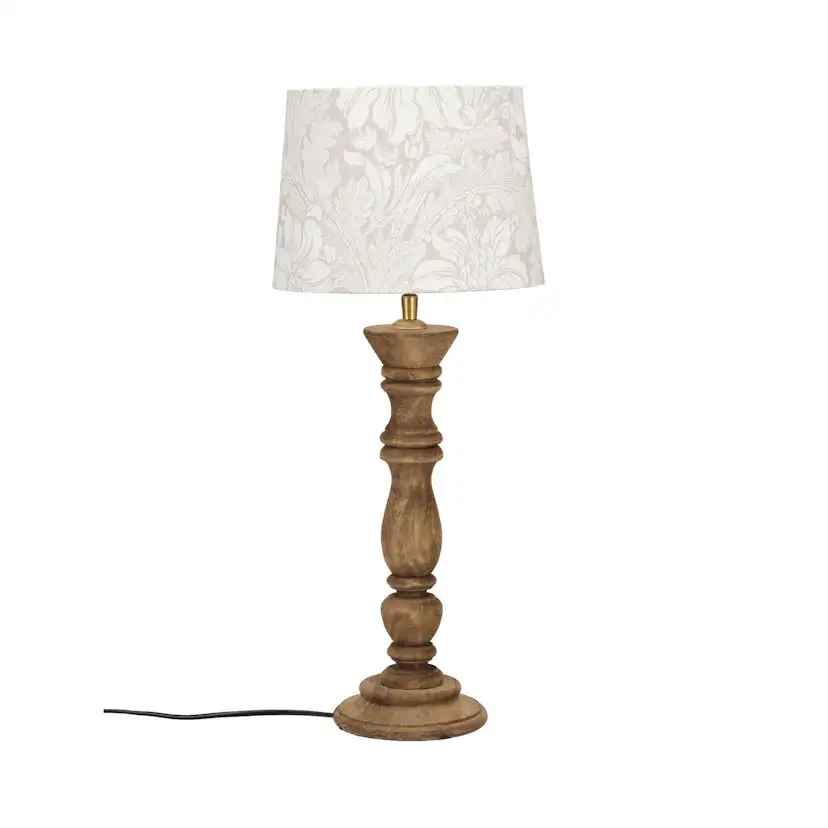 Bordsslampa PR Home Lodge Lampfot i Trä med Lampskärm