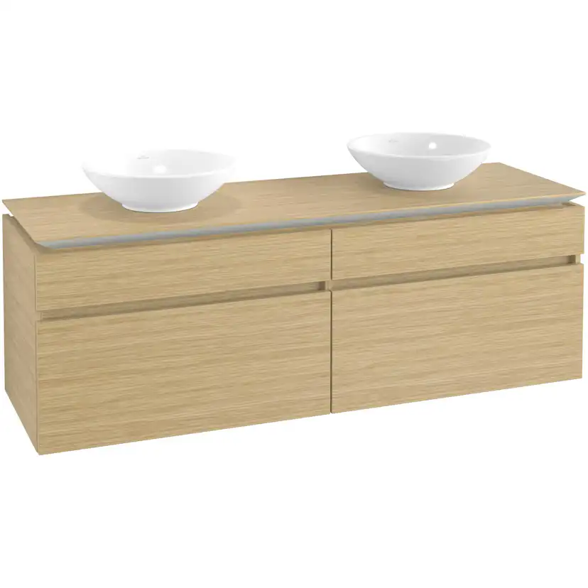 Tvättställsskåp Villeroy & Boch Legato 1600 med 4 Lådor för Två Tvättställ från Memento