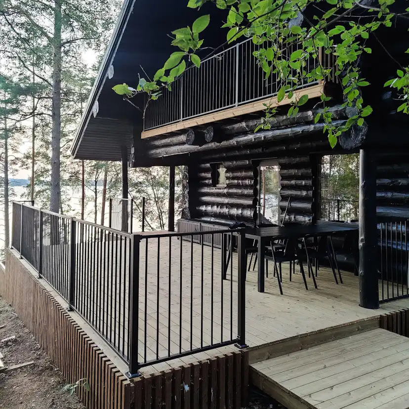 Staket Green Land Garden Aluminium Svart