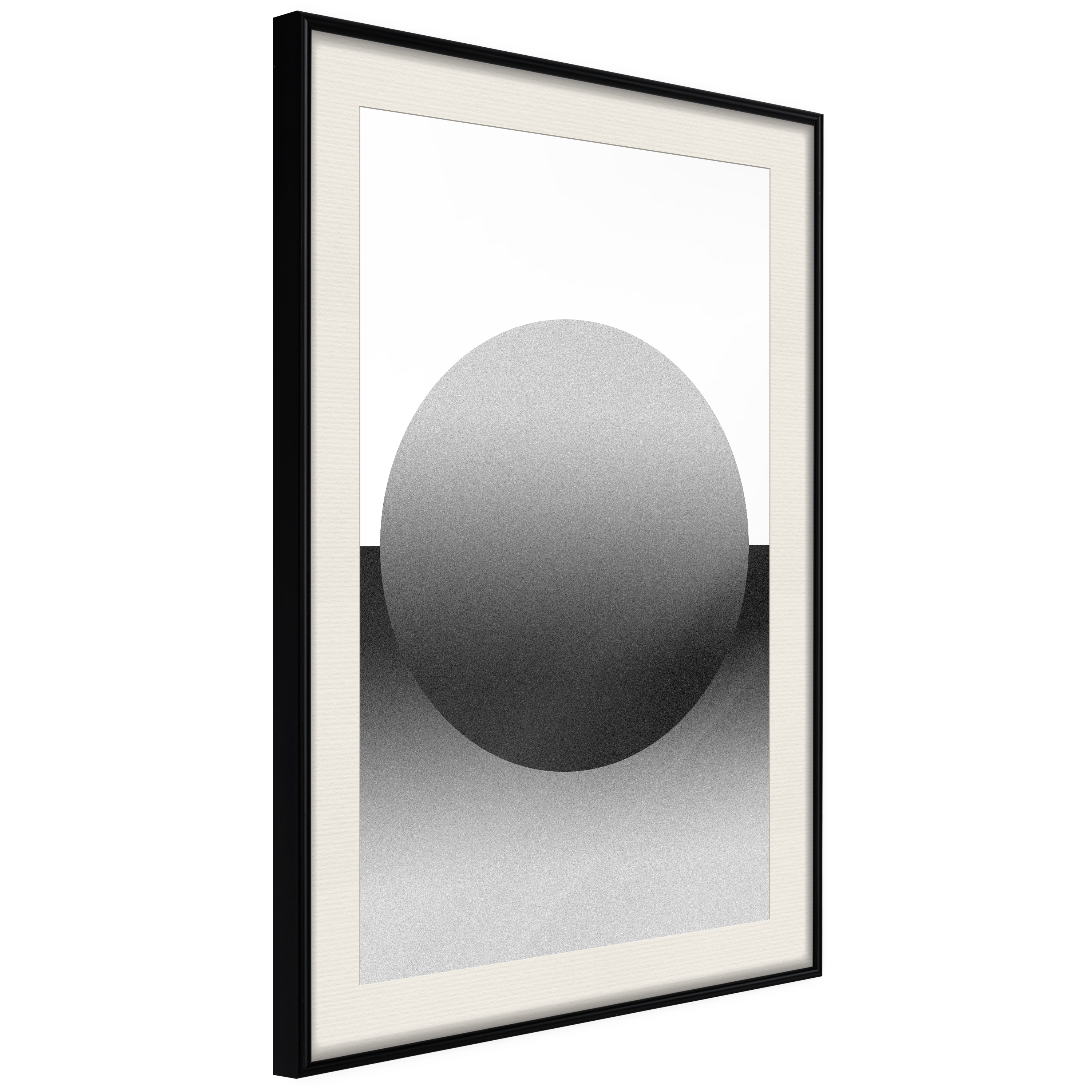 Affisch - Partial Eclipse [Poster] 40x60 Svart ram med passepartout, 40x60 cm