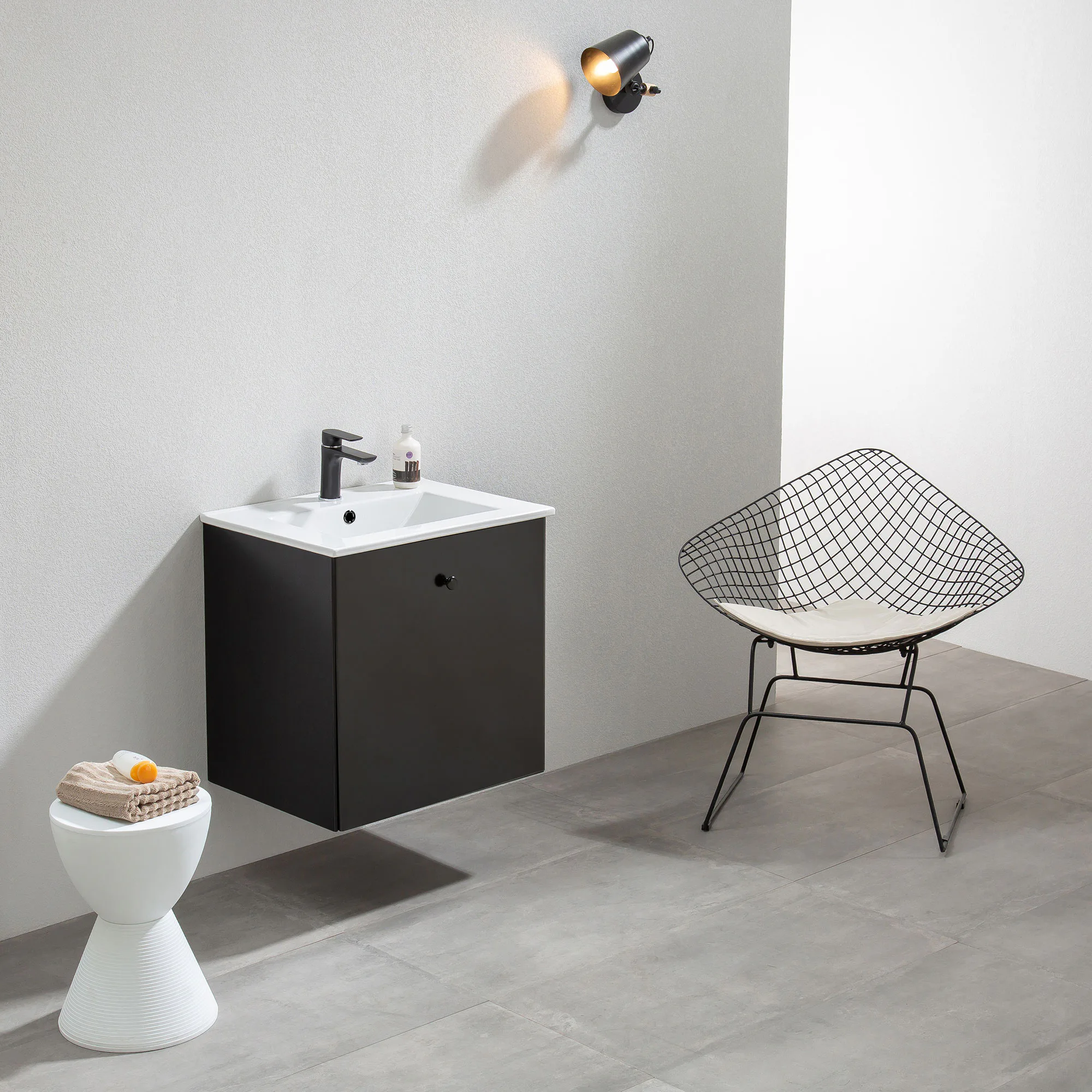 Tvättställsskåp Bathlife Fröjd Mattsvart