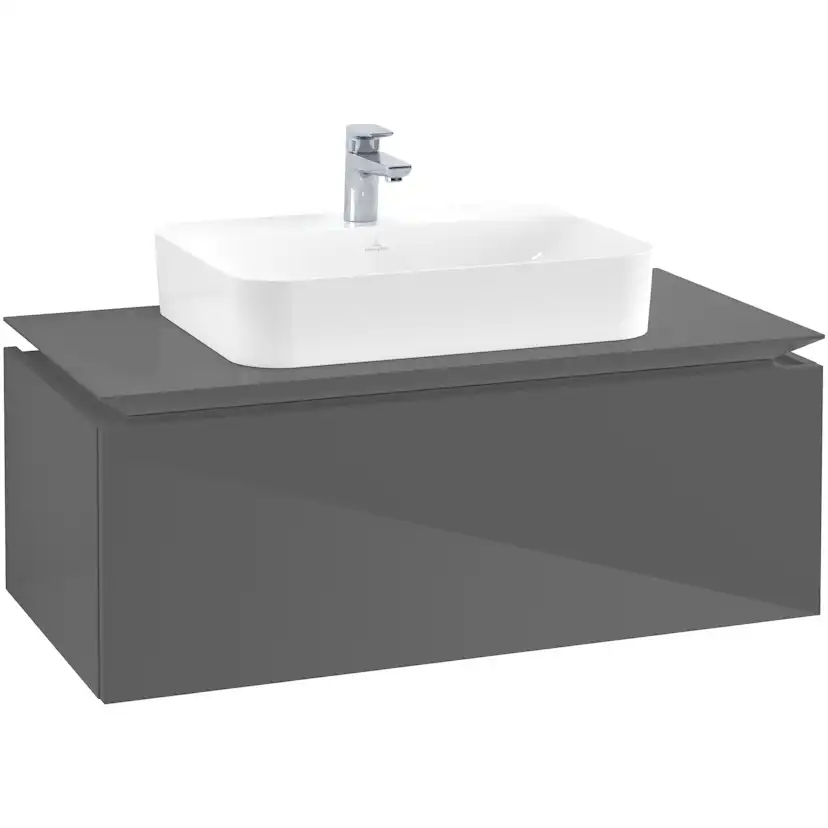 Tvättställsskåp Villeroy & Boch Legato Kompakt med 1 Låda för Ytmonterat Tvättställ från Finion & Memento