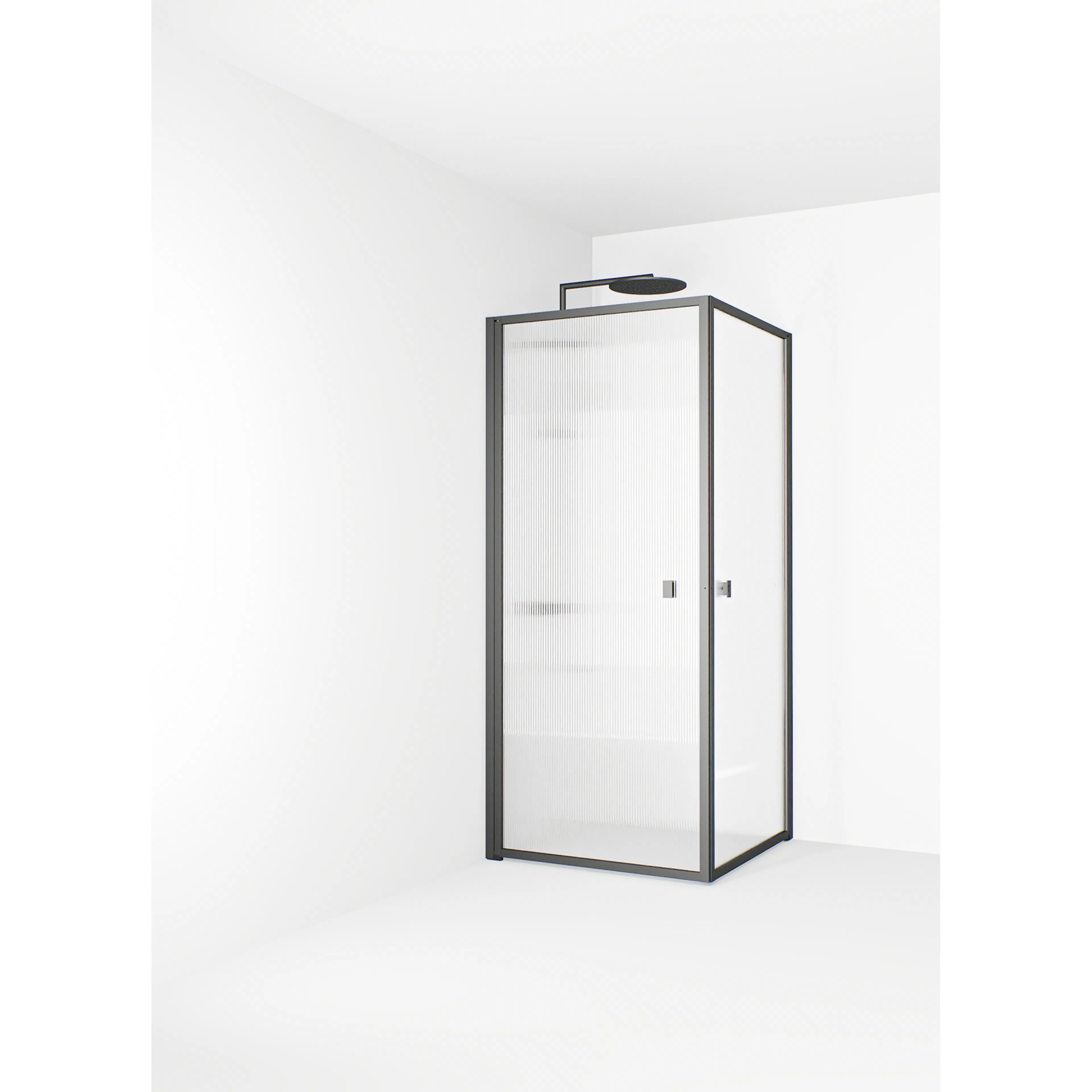 Empire Hörna 99x99 Gun metal Linjeglas Färg: Gun Metal, Bredd: 985 mm