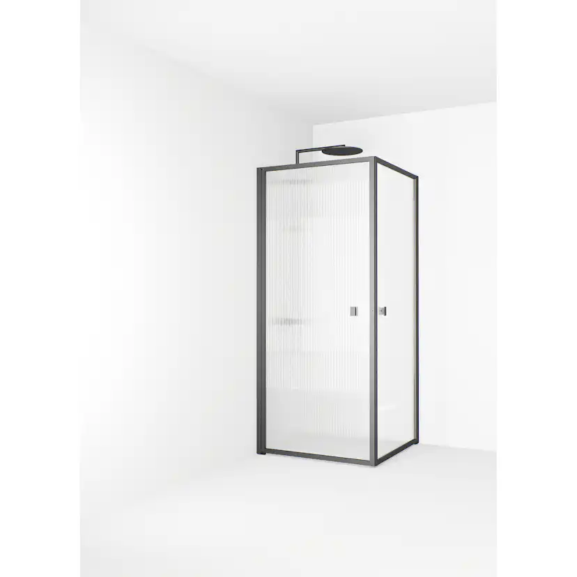 Empire Hörna 89x79 Gun metal Linjeglas Färg: Gun Metal, Bredd: 885 mm
