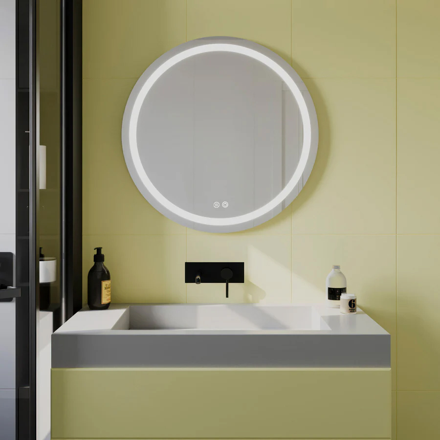 Badrumsspegel Tenfors Nova Rund Imfri LED