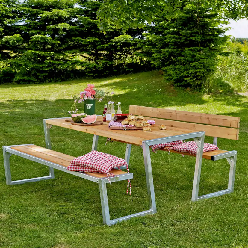 Picknickbord PLUS Zigma Bord-/Bänkset Utomhus