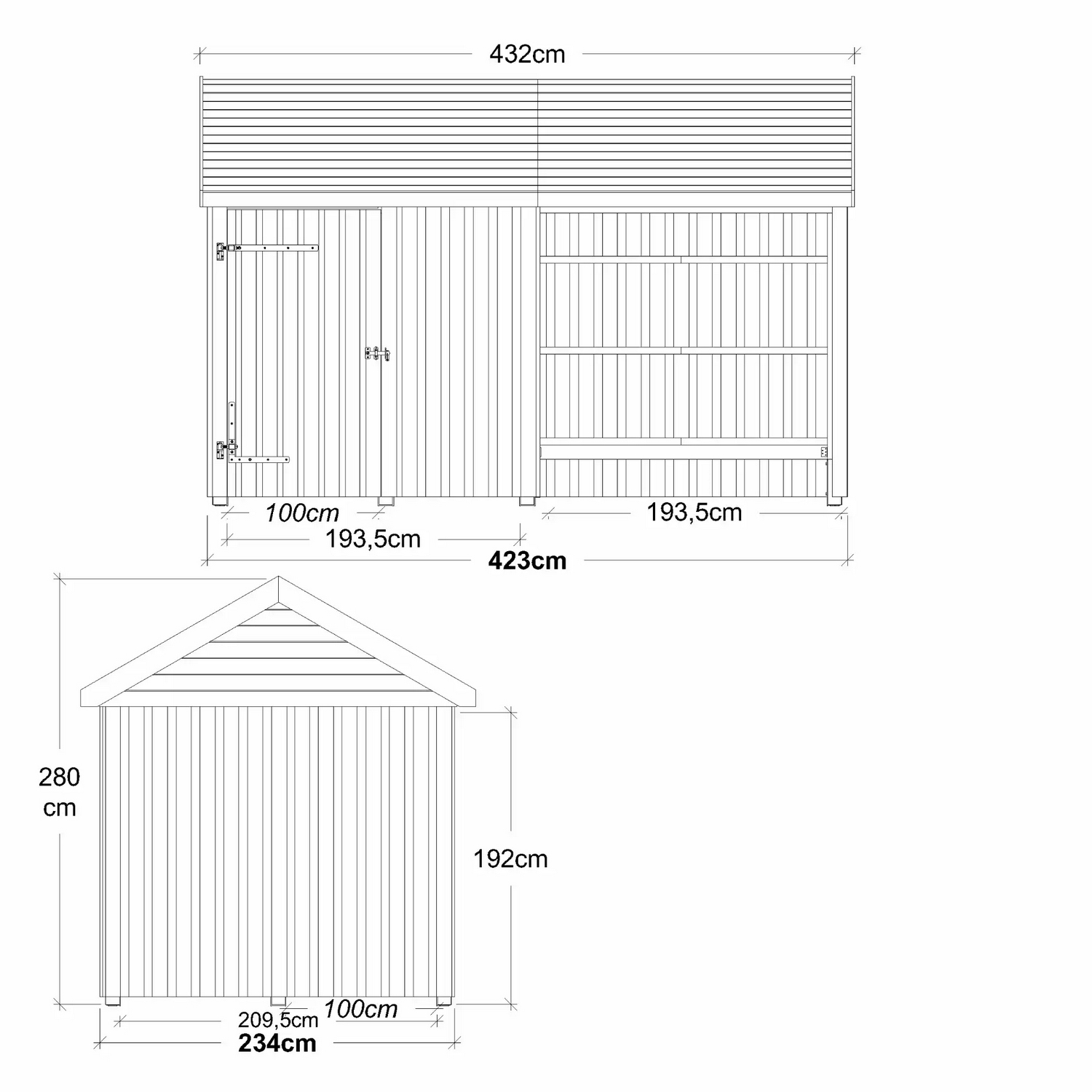 Trädgårdshus PLUS Multi 10 m2 169582