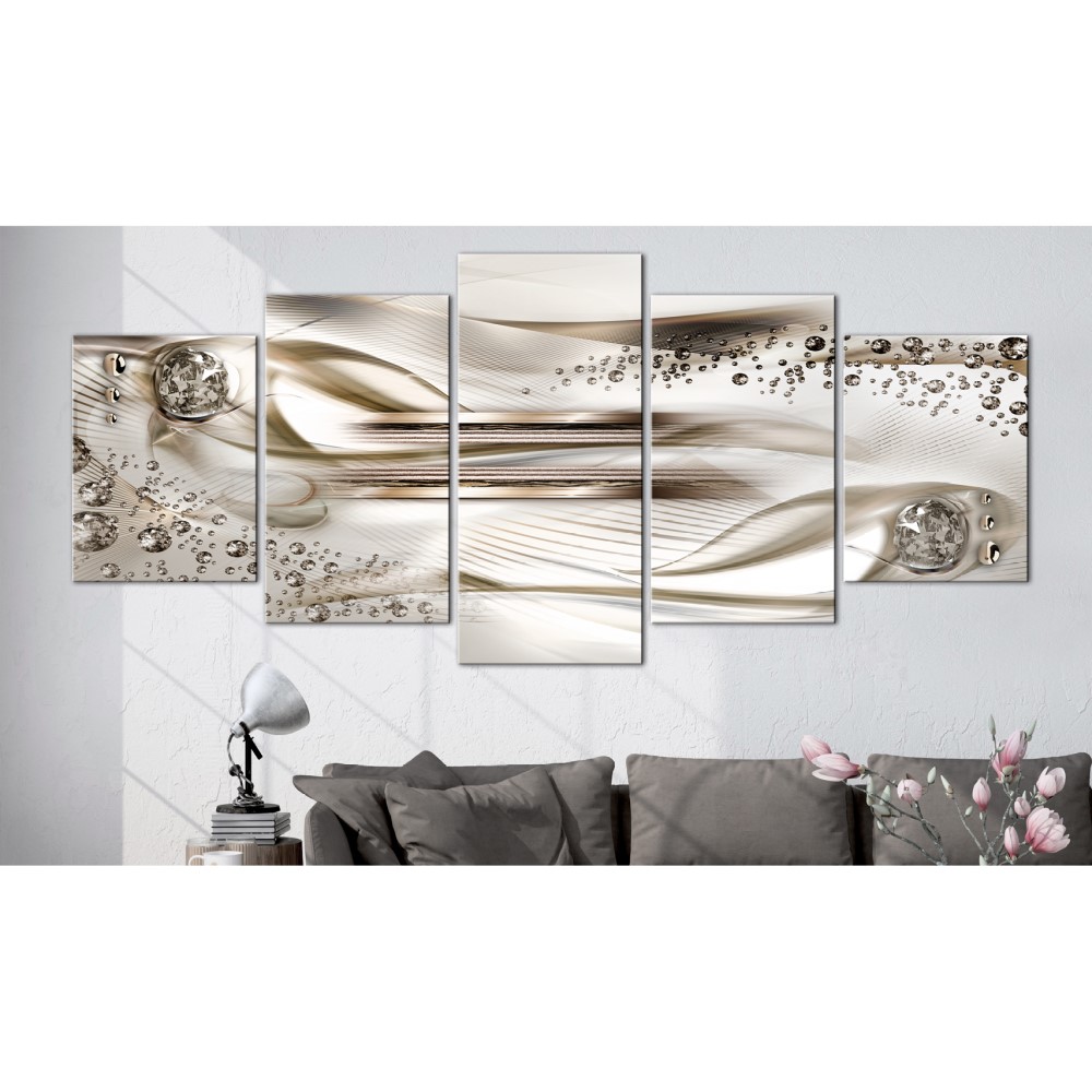 Tavla Arkiio Underwater Harp Wide Brown 5 delar