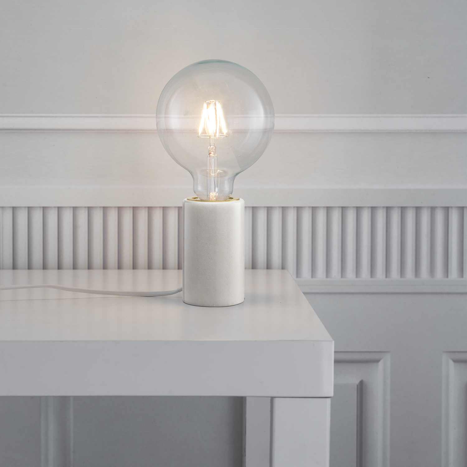 Bordslampa Nordlux Siv Marmor E27