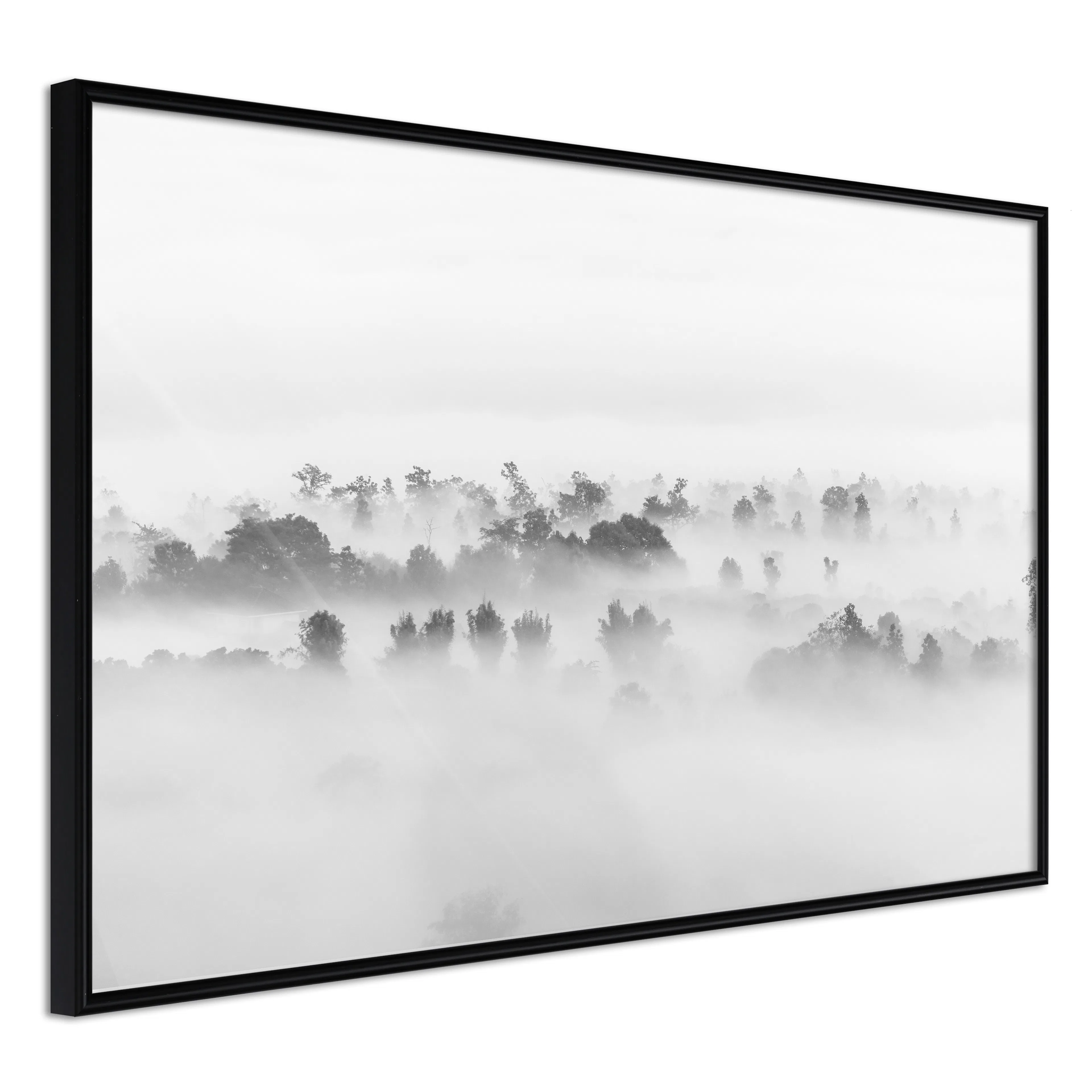 Affisch - Thick Fog [Poster] 30x20 Svart ram, 30x20 cm