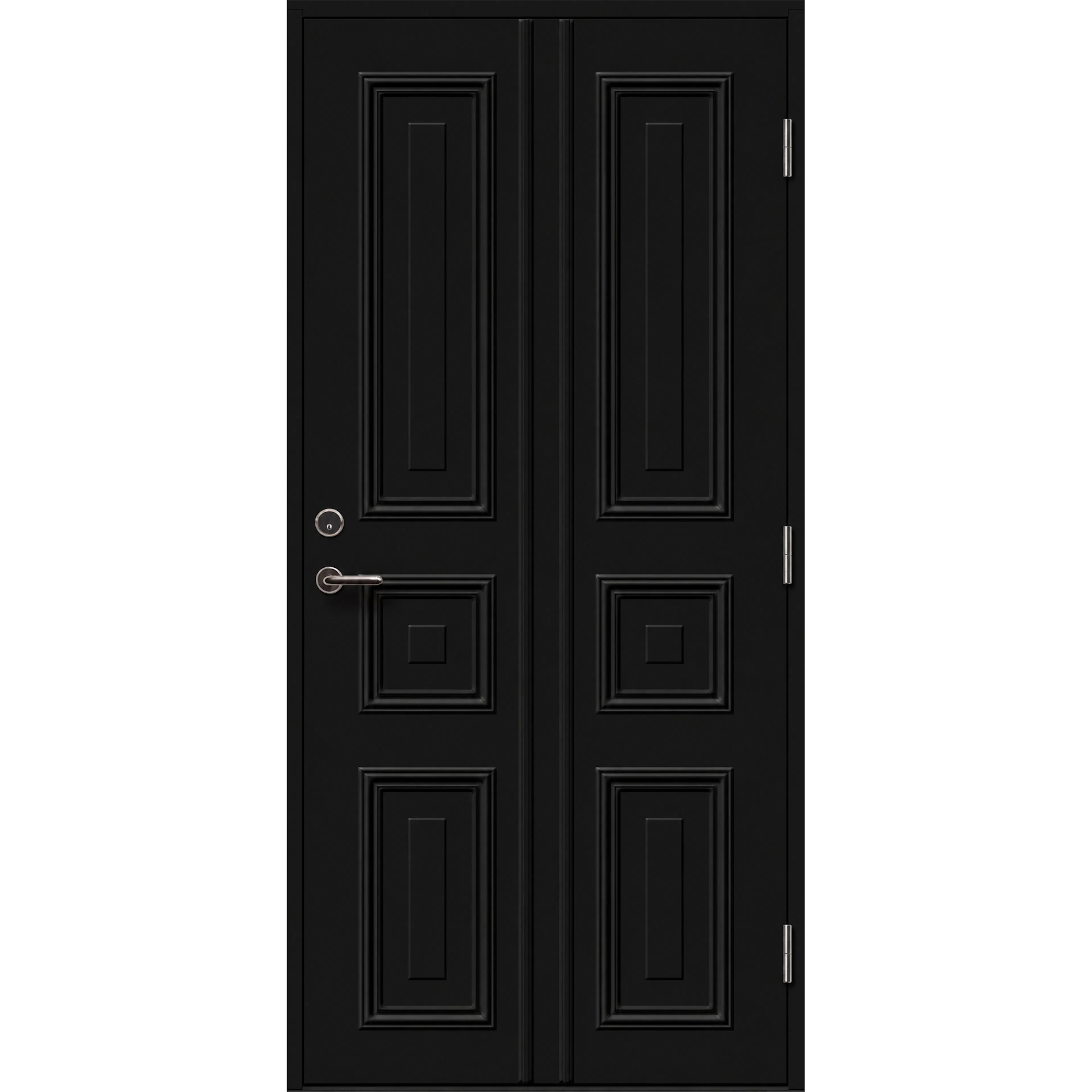 Ytterdörr Skandinaviska Dörrar Klassisk dekordörr Karlstad: 9x20, S-9000-N, Svart
