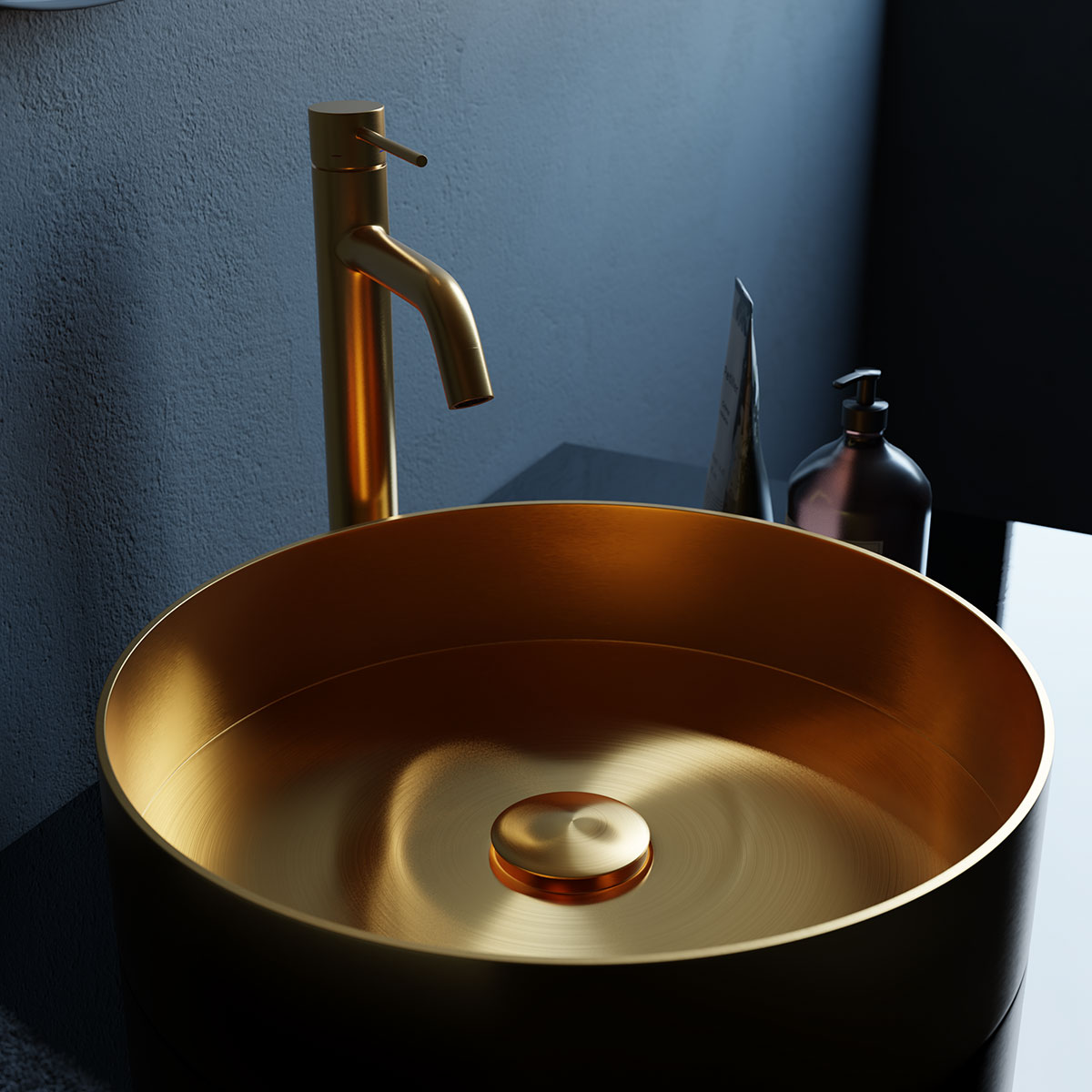 Tvättställsblandare Scandtap Steel Voyage High