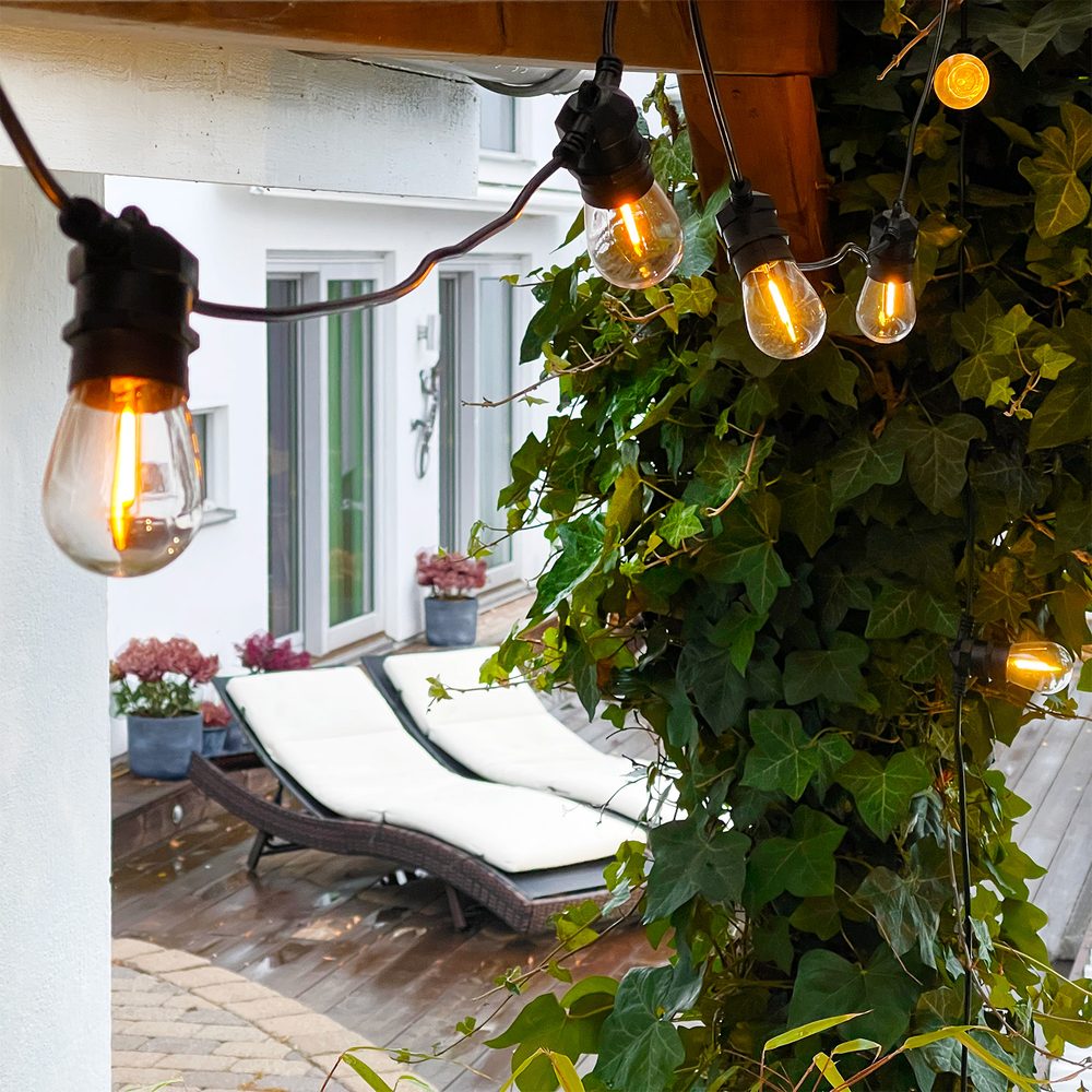 Ljusslinga LightsOn Cosy, Svart