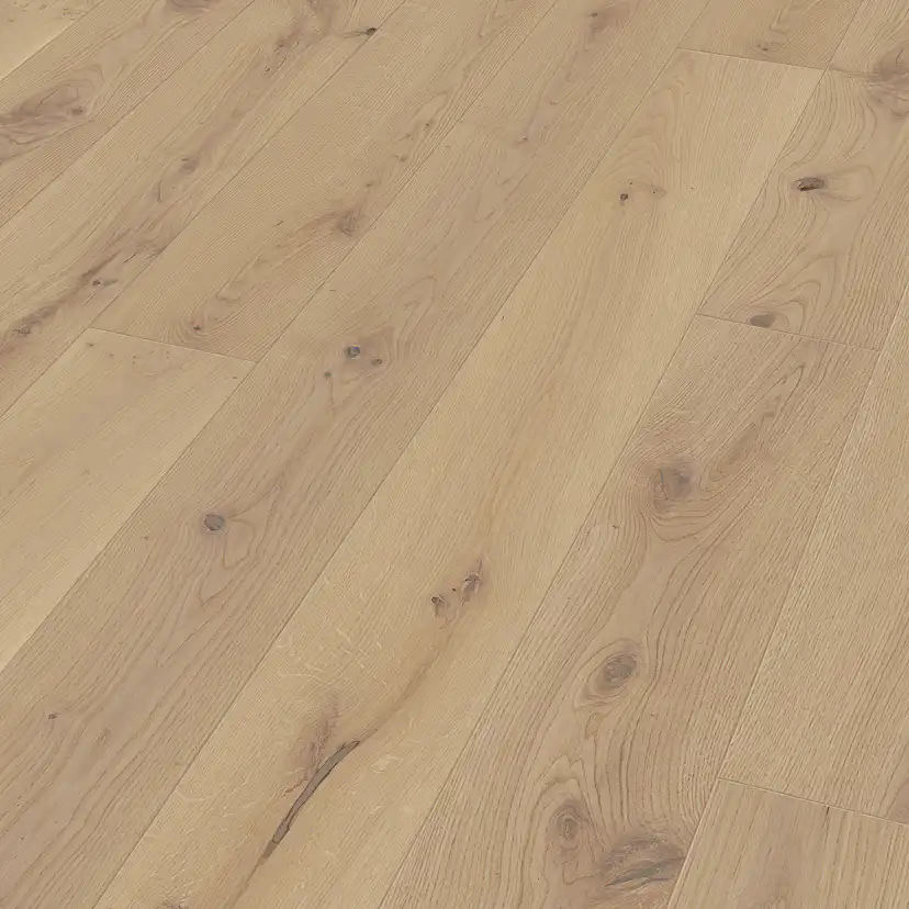 Parkettgolv Meister Authentic Cream Oak 9010 1-Stav Ultramatt Lack PD 400