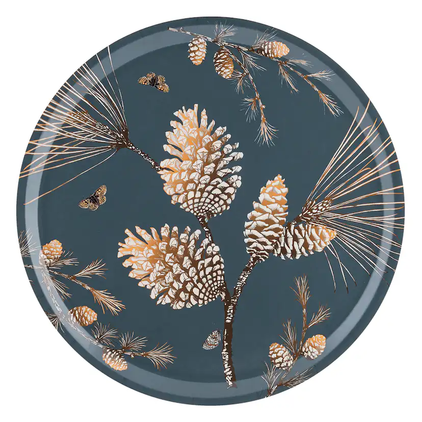 Bricka Åry Trays Pine Cone Rund