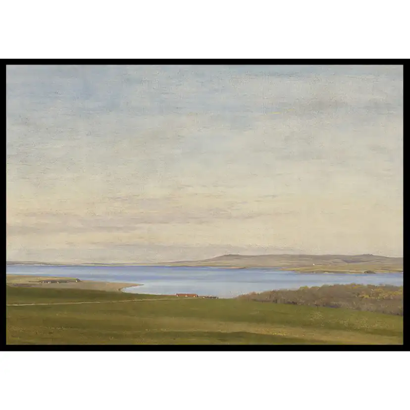 Poster Gallerix Fjord Landscape With Farmhouse By P. C. Skovgaard