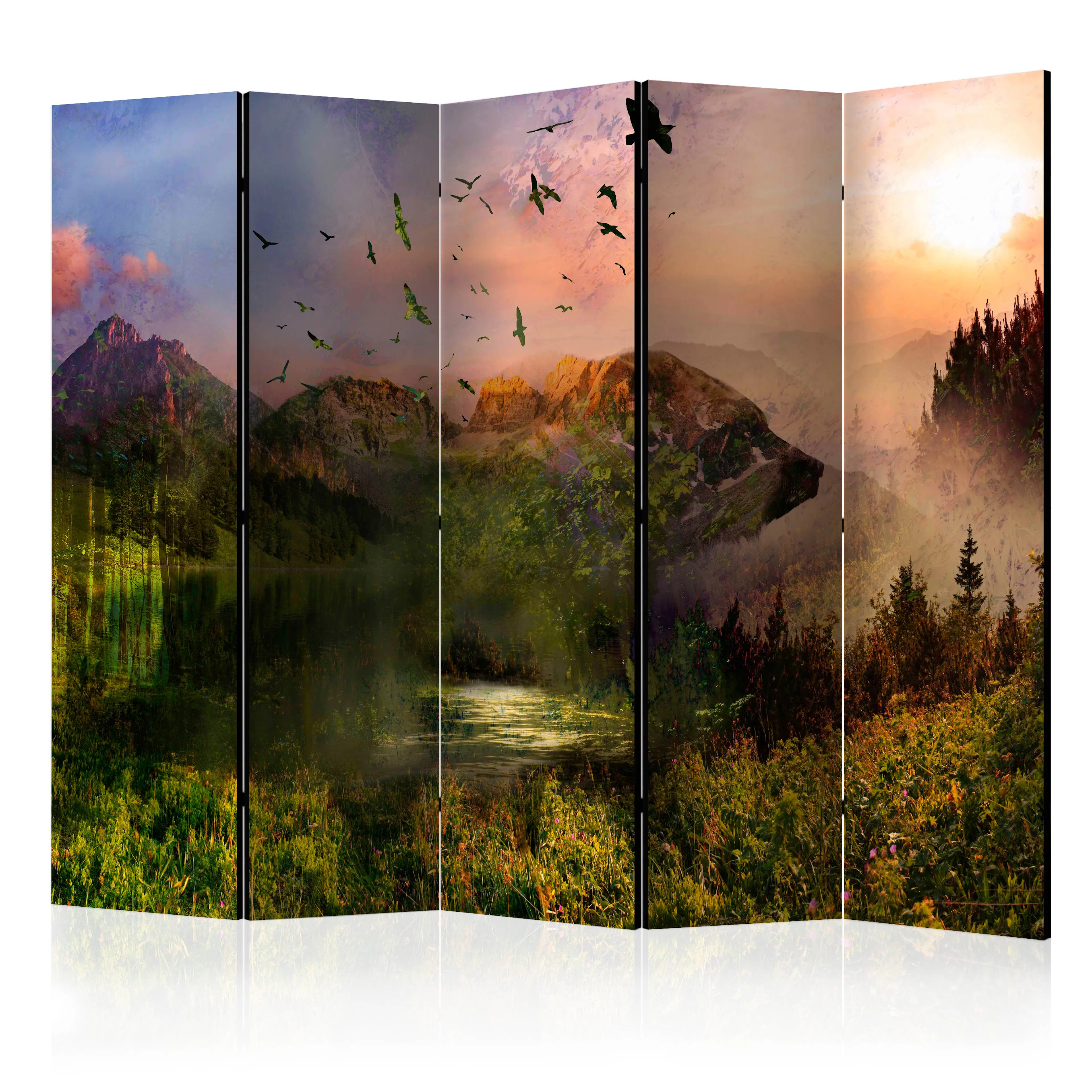 Rumsavdelare Skärmvägg Arkiio Bear in the Mountain II 225x172 cm