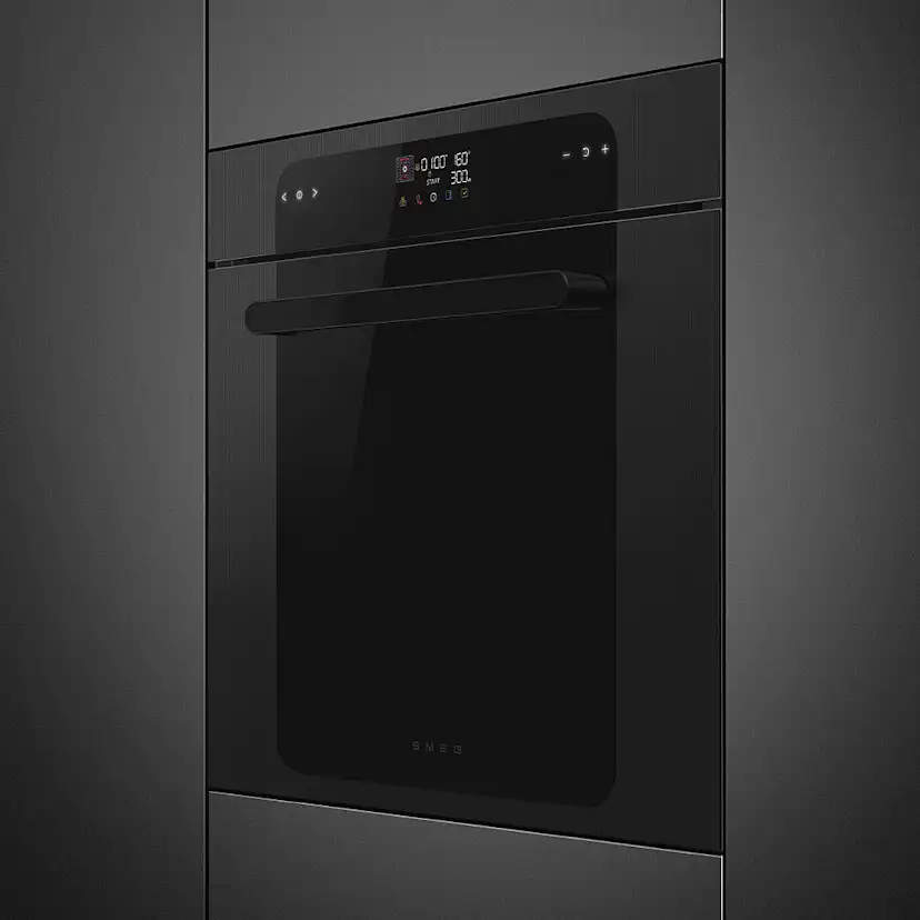 Kombiugn Smeg SOP6202S2PB med Ångfunktion och Stektermometer Svart 60 cm