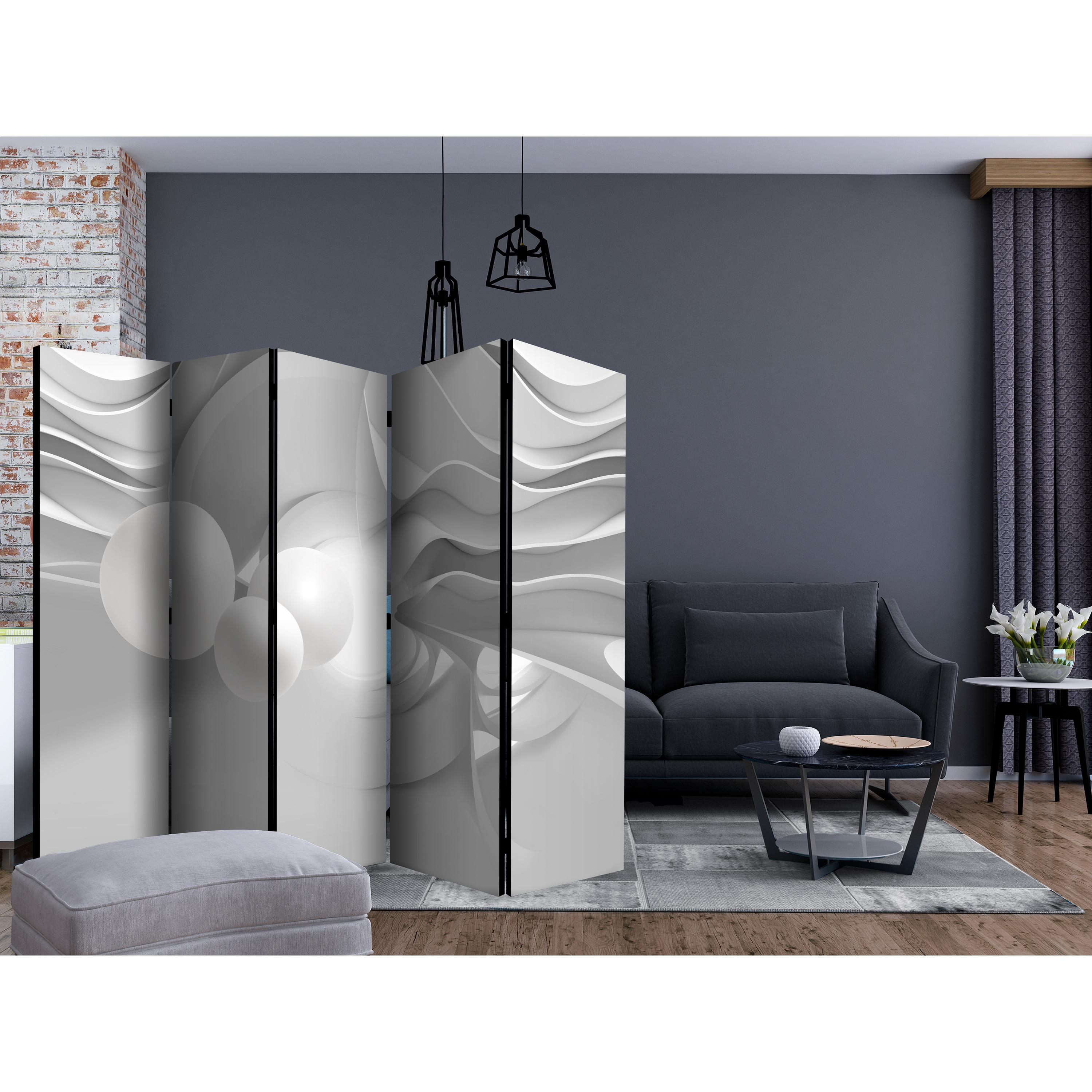 Rumsavdelare Skärmvägg Arkiio White Corridors II 225x172 cm
