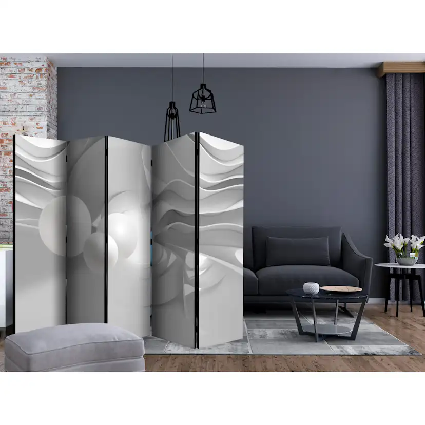 Rumsavdelare Skärmvägg Arkiio White Corridors II 225x172 cm