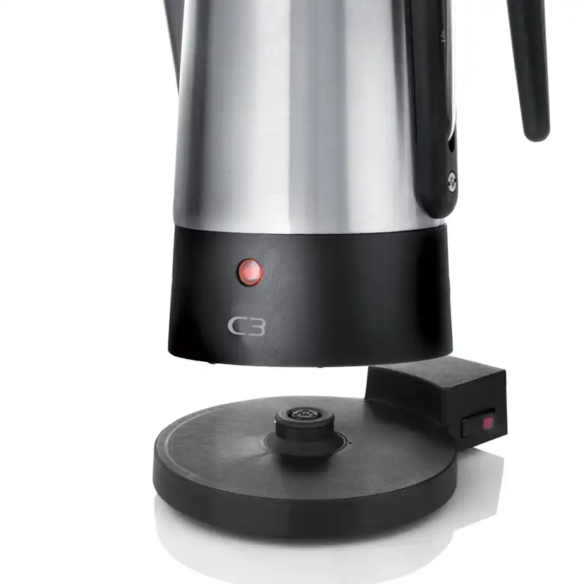 Perkolator Champion C3 Design Borstat Rostfritt Stål 6kp