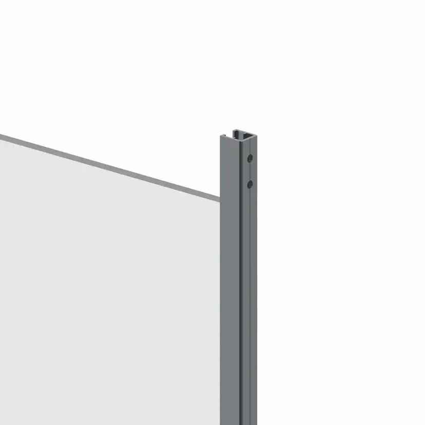 Glas Landskap Härdat 6 Mm Glasräcke Alu Antracit Cc 100 Cm
