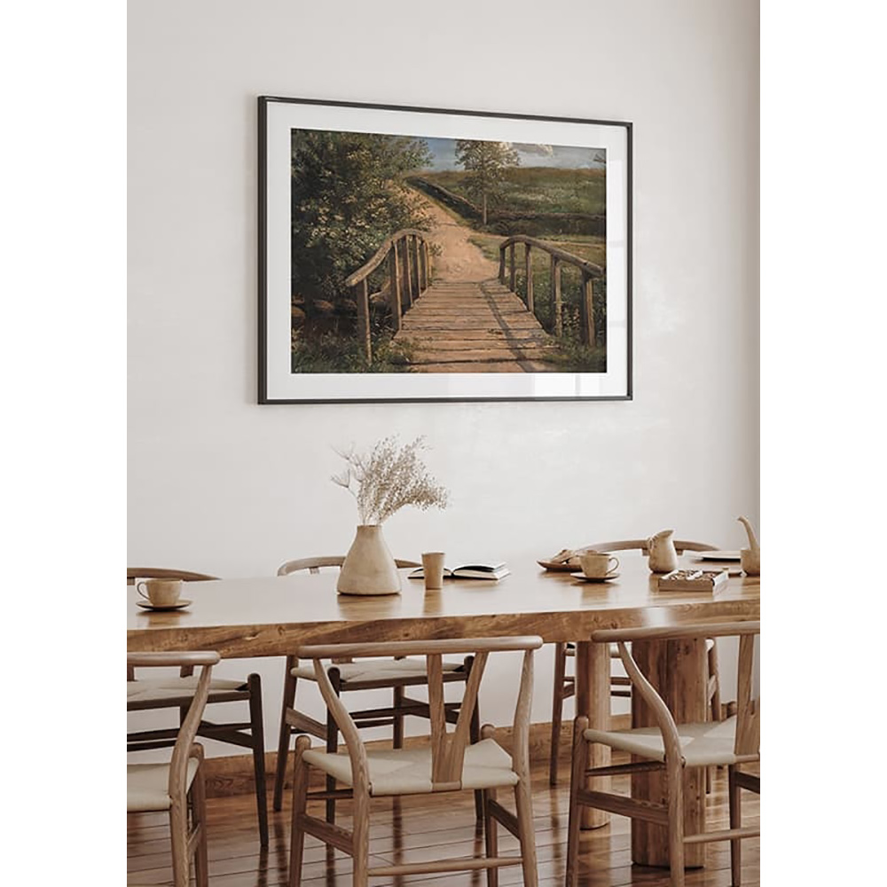 Poster Gallerix Broen Over Kirkegårdsåen I Assens By Dankvart Dreyer