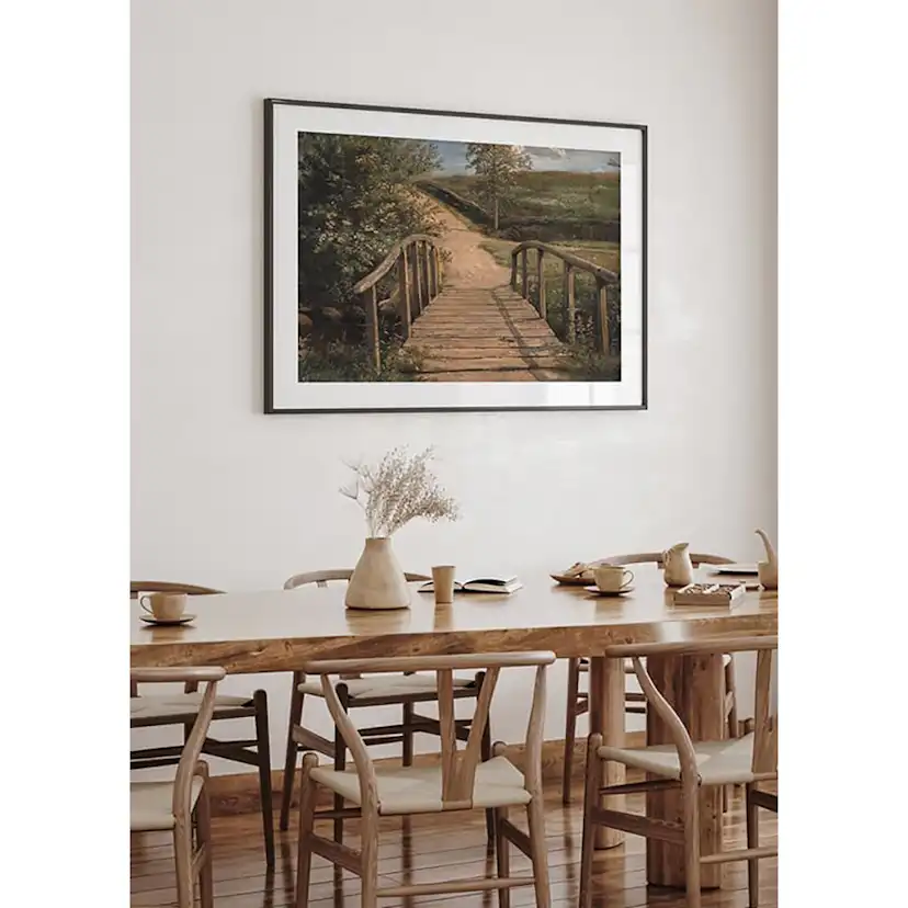 Poster Gallerix Broen Over Kirkegårdsåen I Assens By Dankvart Dreyer