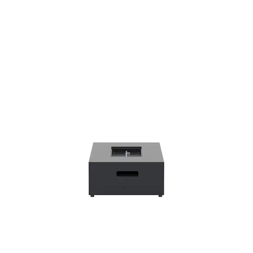 Kea Fire Pit Rectangular 137x69x31 cm - Black Black