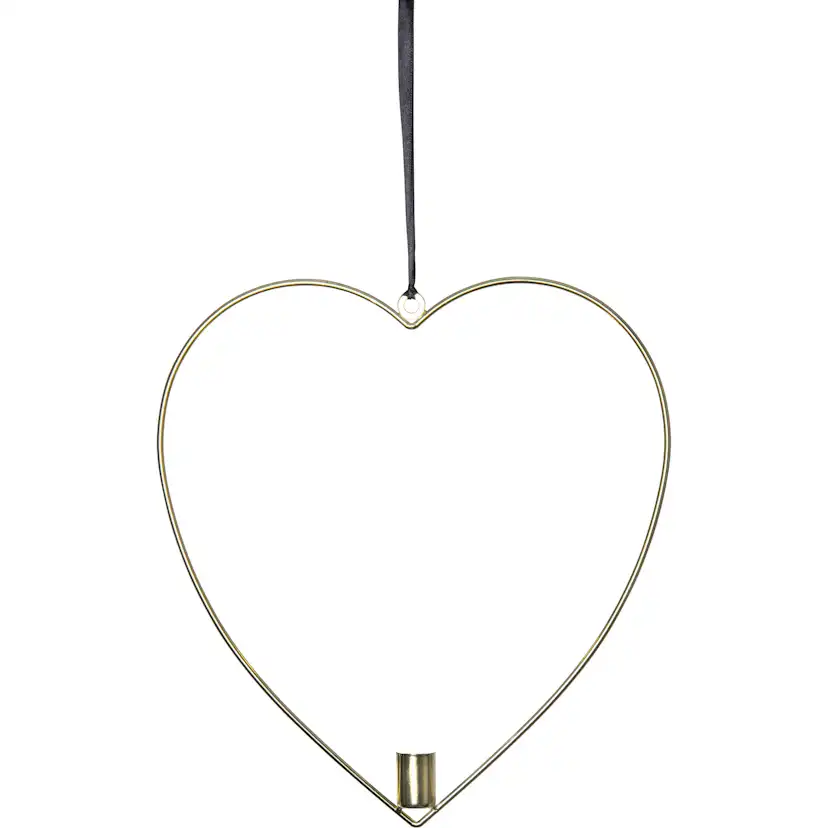 Inomhusdekoration Star Trading Flamme Heart Vägg