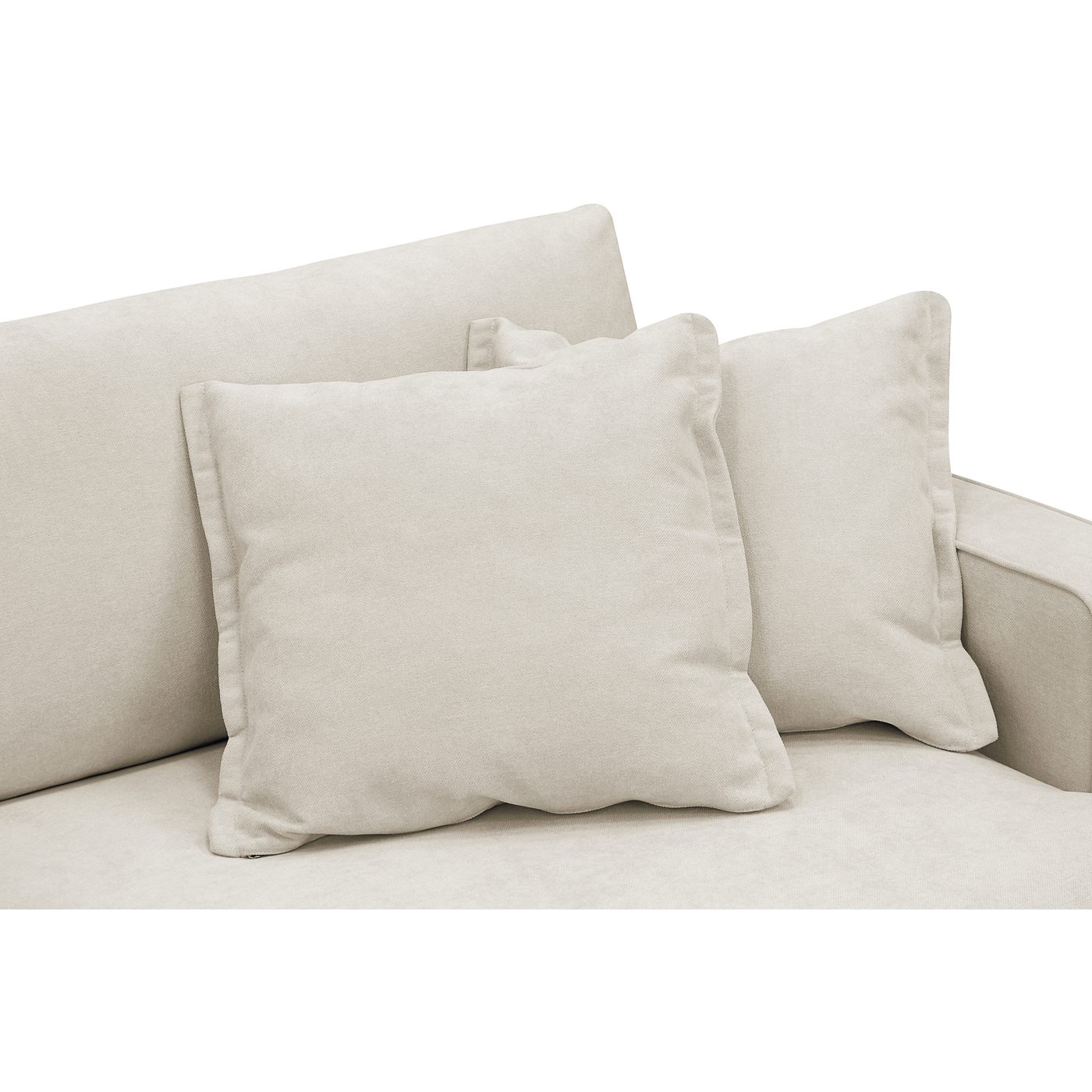 Soffa Scandinavian Choice Rossita Lyx 2,5-sits Extra djup i Tyg Storm 02, Beige Tygx