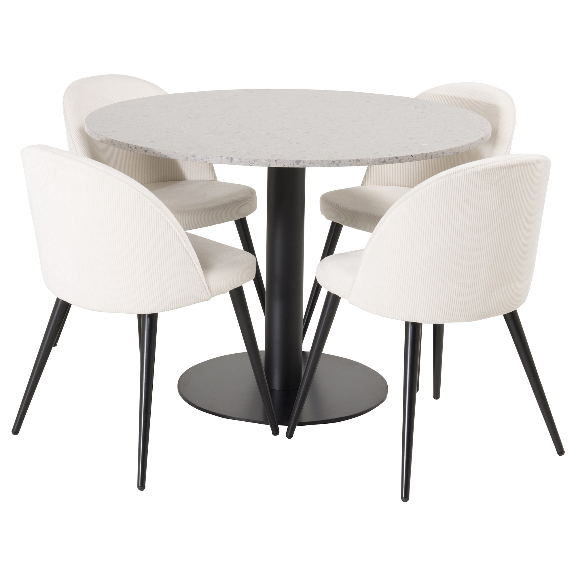 Matgrupp Venture Home Roxanna med 4 Valentina Stolar Manchester