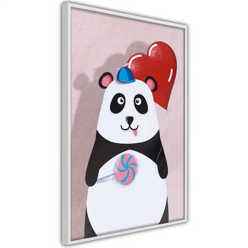 Poster Artgeist Affisch Panda with a Balloon