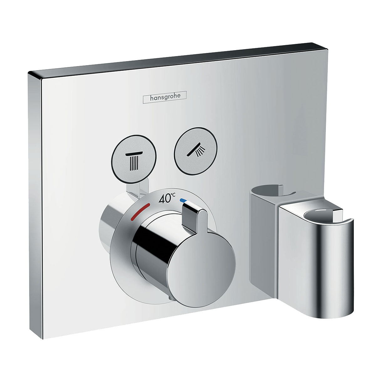 Inbyggnadspaket Dusch Hansgrohe Raindance E Select Takdusch: Takanslutning