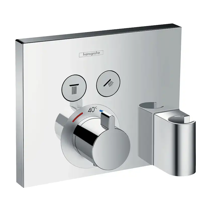 Inbyggnadspaket Dusch Hansgrohe Raindance E Select Takdusch: Takanslutning