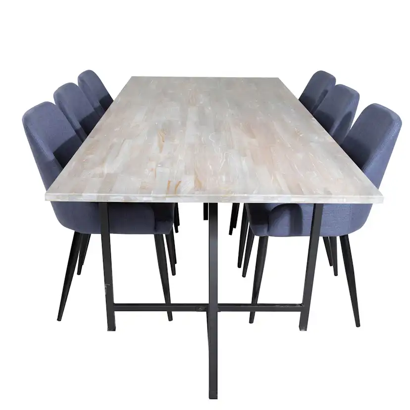 Matgrupp Venture Home Jenni med 6 Plake Stolar