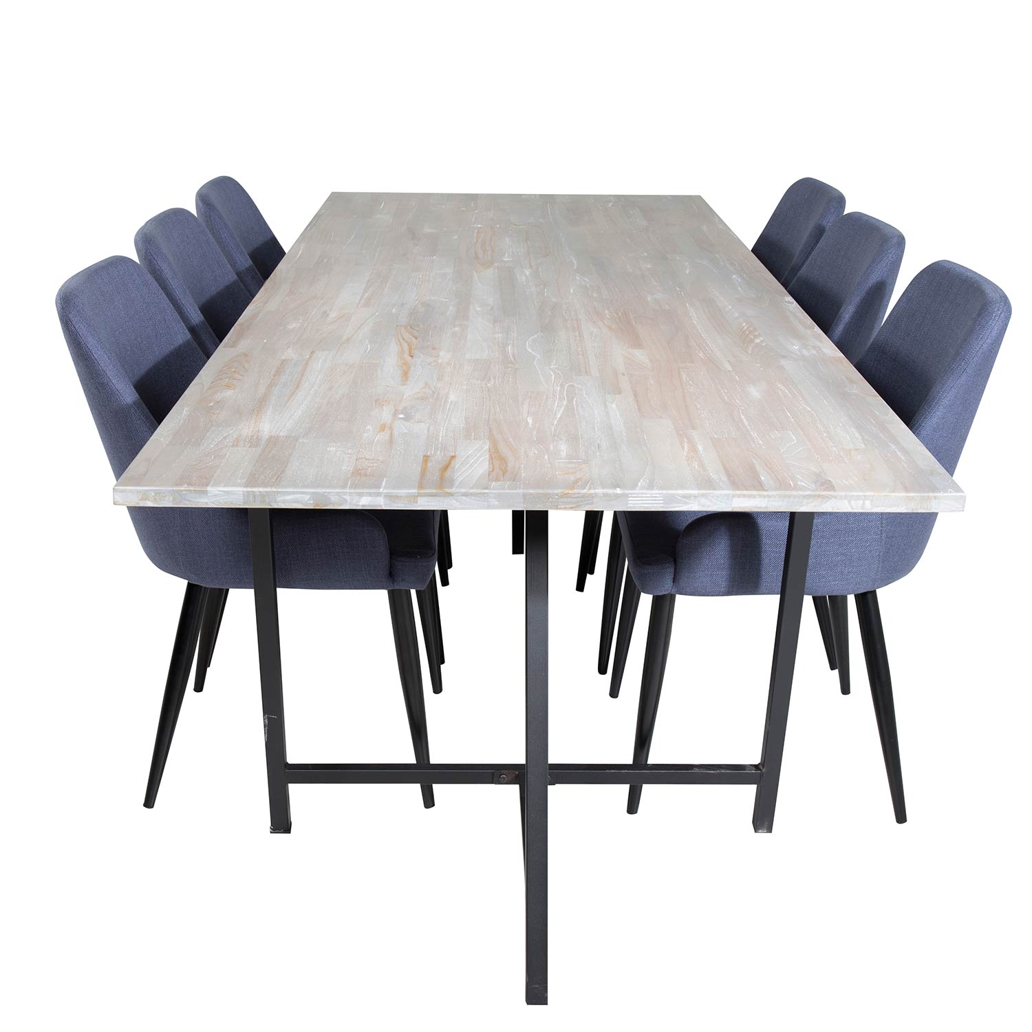 Matgrupp Venture Home Jenni med 6 Plake Stolar