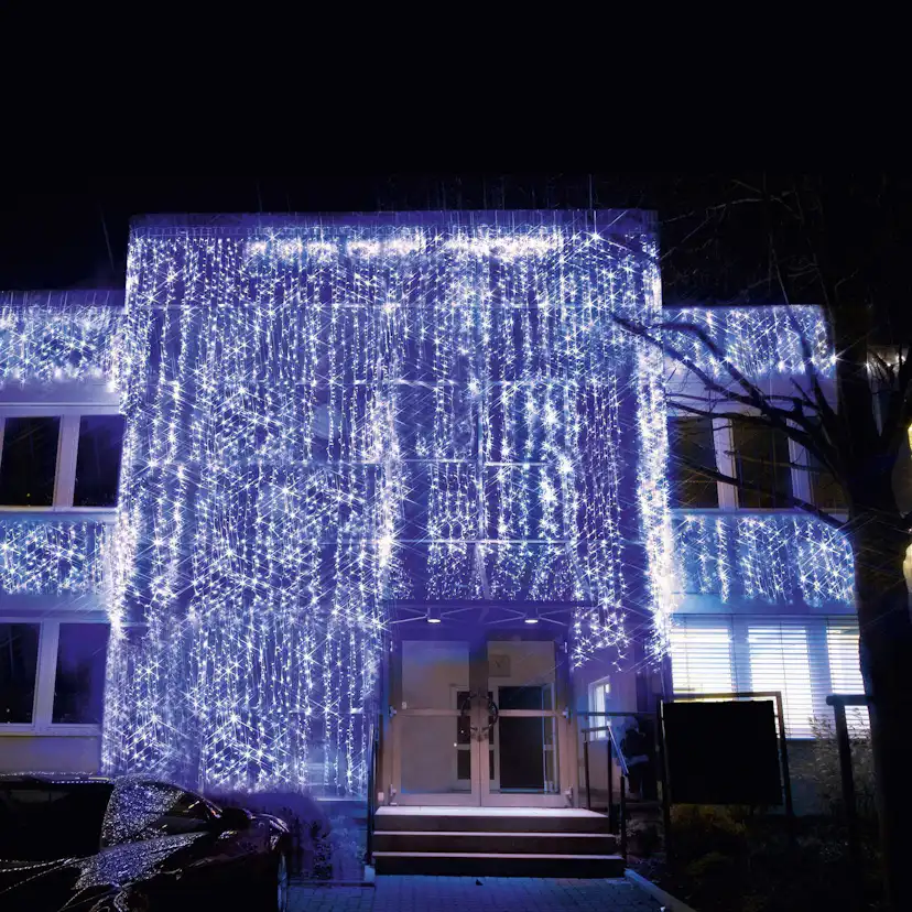 Ljusgardin Extra System LED 102L Kallvit