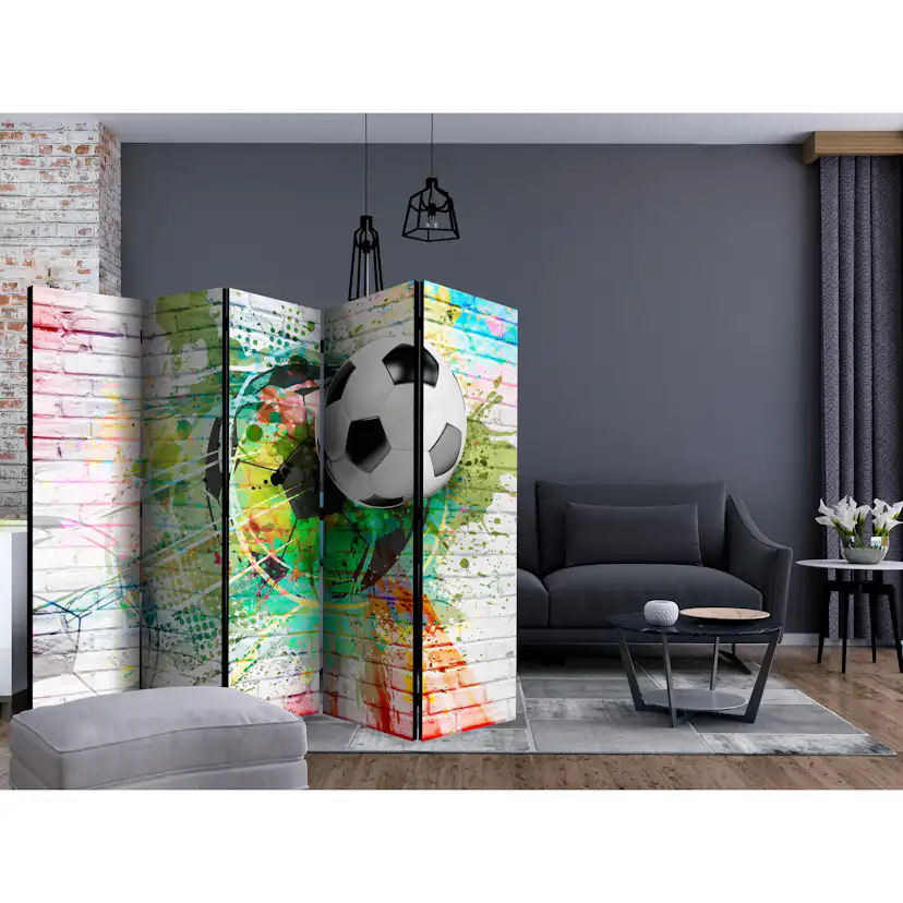 Rumsavdelare Skärmvägg Arkiio Colourful Sport II 225x172 cm