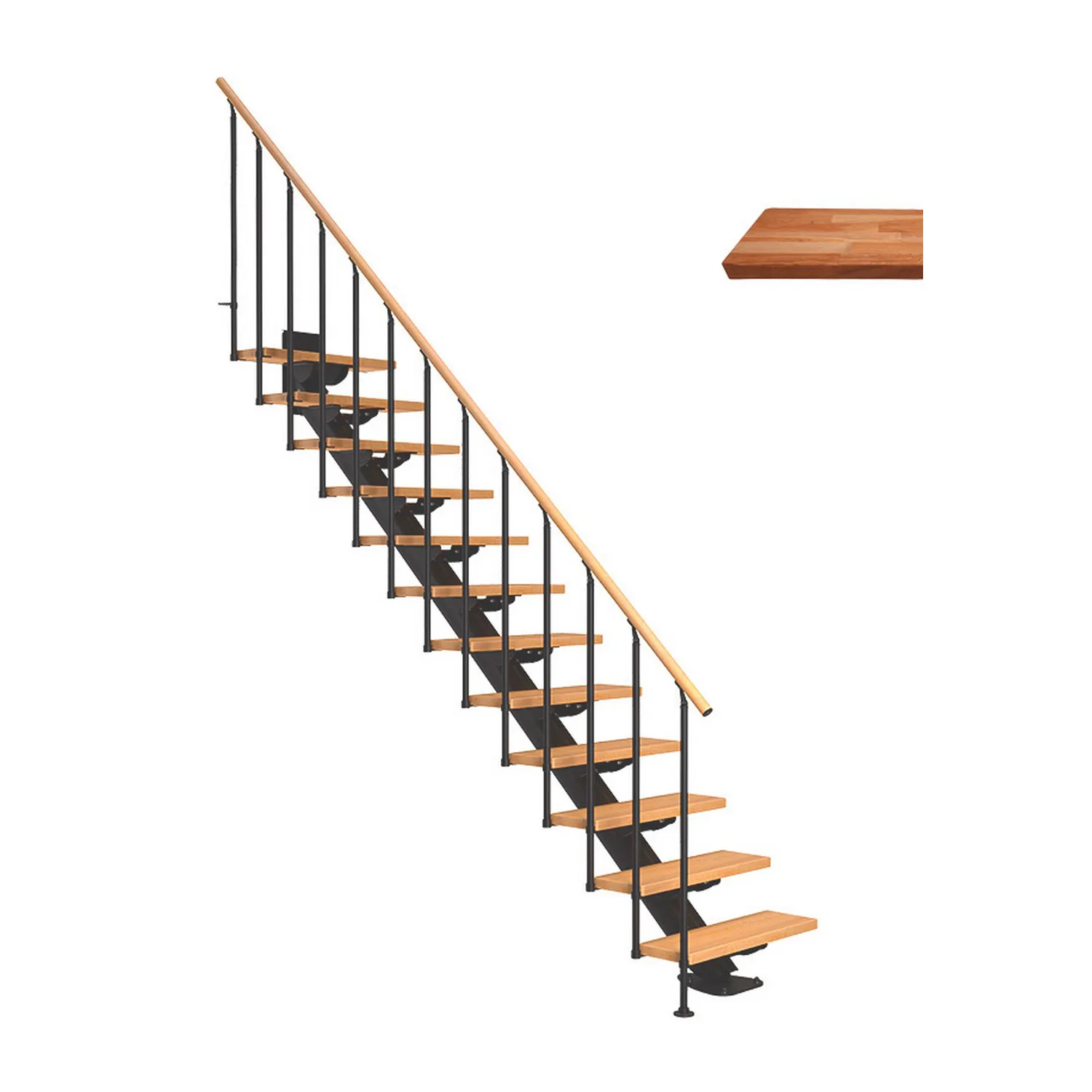 SYDNEY ek oljad rak antracit CLASSICII 13T 75W Antracit, Bredd: 750 mm, Max Takhöjd: 2590-3150 mm