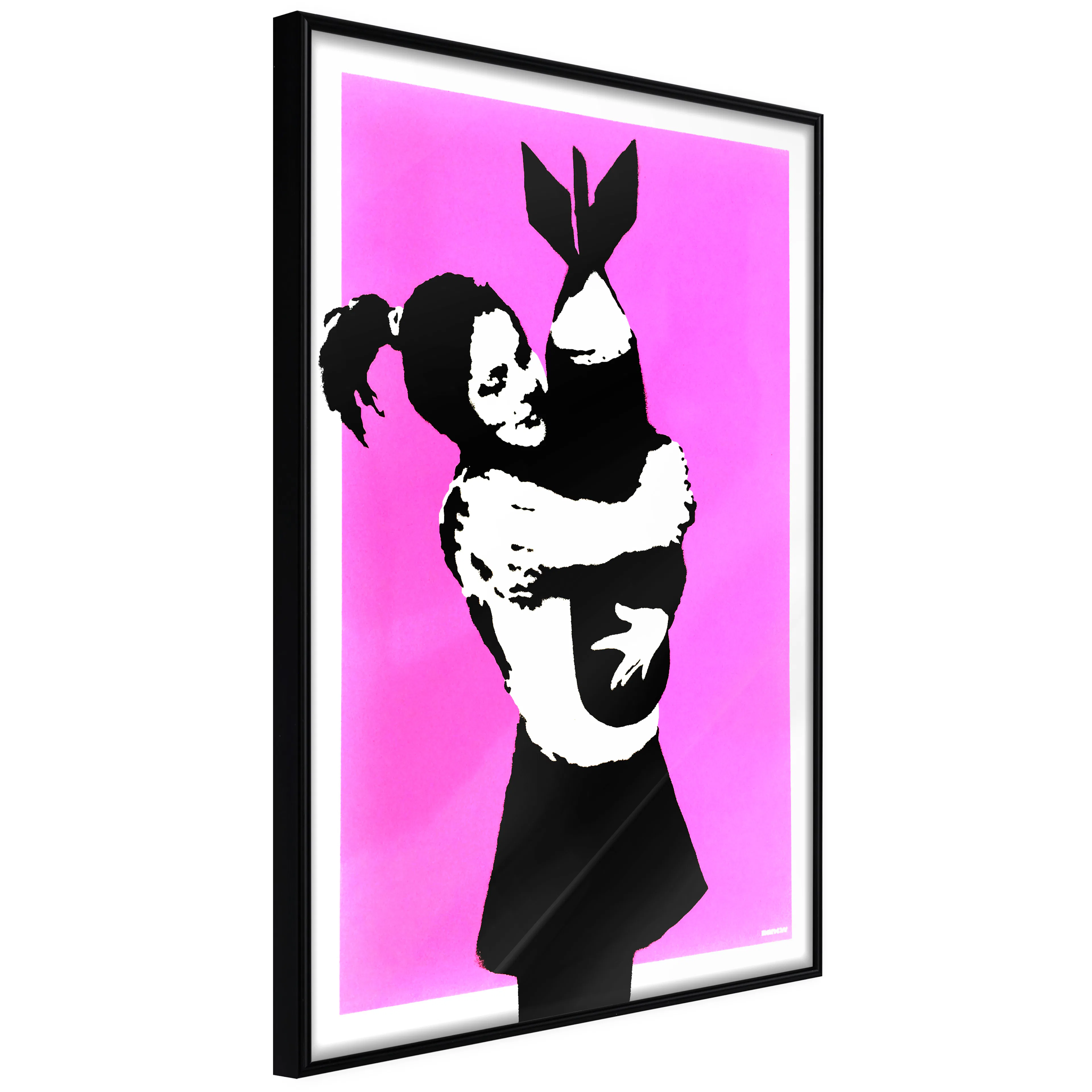 Affisch - Bomb Hugger [Poster] 20x30 Svart ram, 20x30 cm