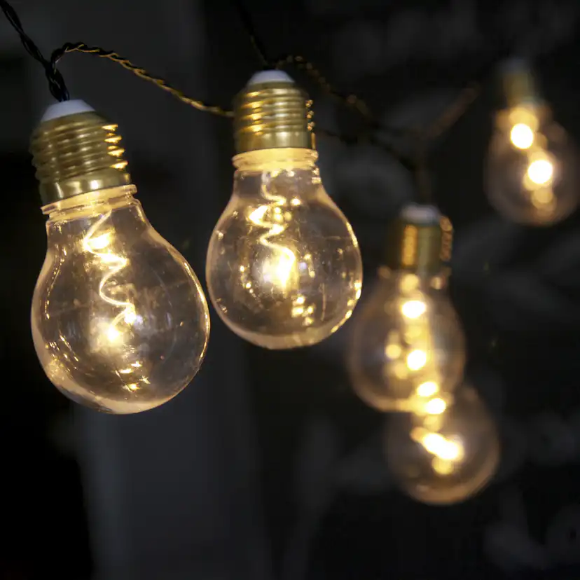 LjusslingaGlow Svart