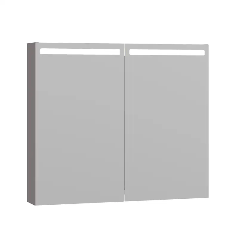Spegelskåp Top, 2 lu. 70,4*80 cm Grå Matt