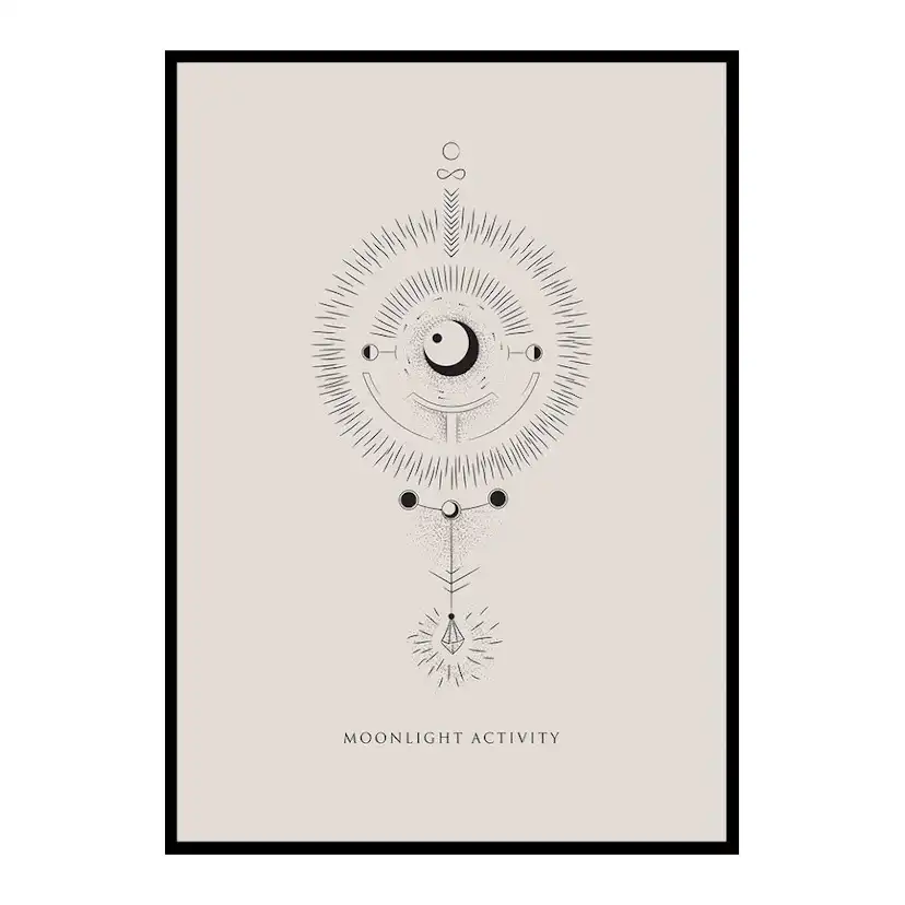 Poster Gallerix Moonlight Activity No2