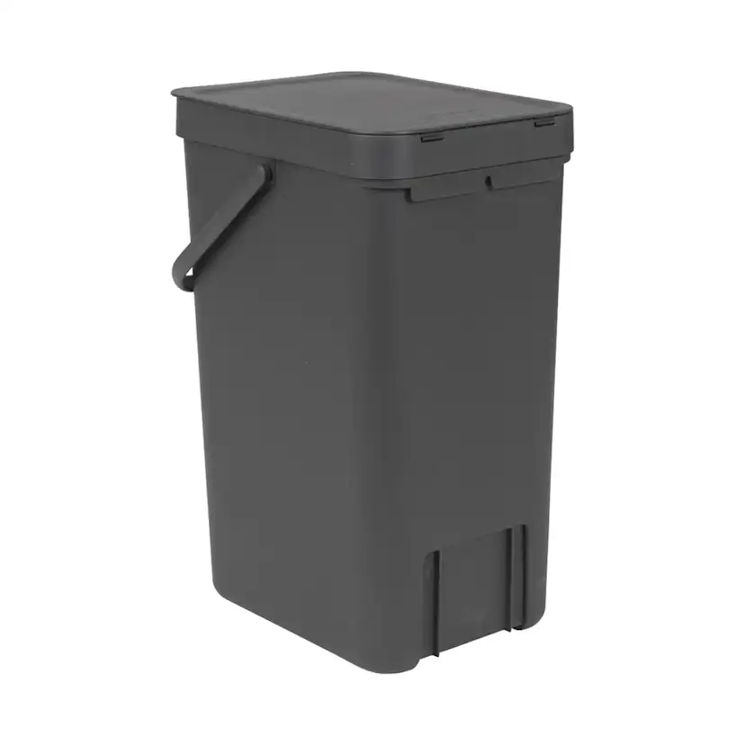 Papperskorg Brabantia SORT & GO 16 L Anthracite Färg: Anthracite, Volym: 16 l