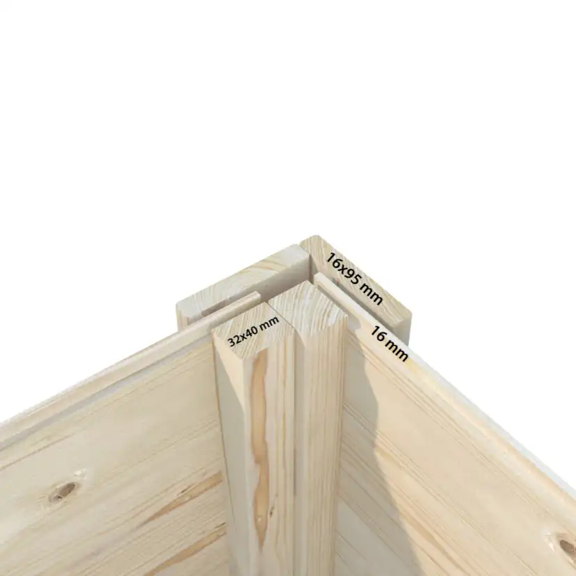 Förråd Palmako Leif 7,8 m2