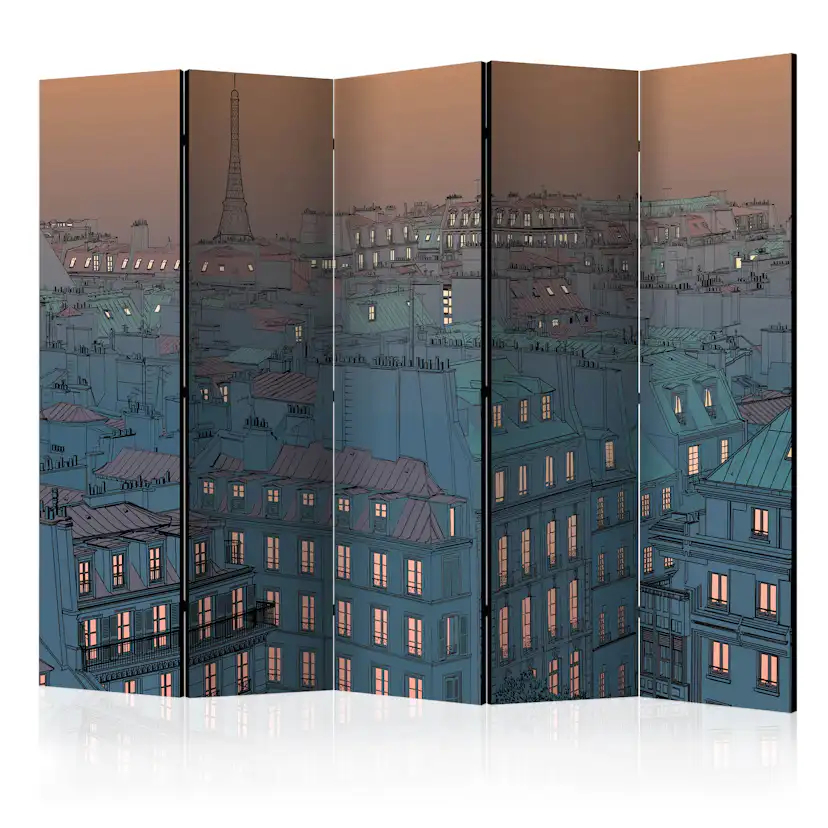 Rumsavdelare Skärmvägg Arkiio Good evening Paris! II 225x172 cm